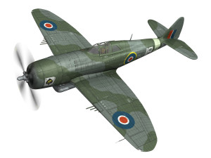 republic p-47d thunderbolt mk i - hd154 3D मॉडल