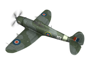 republic p-47d thunderbolt mk i - hd154 3D मॉडल