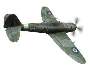 republic p-47d thunderbolt mk i - hd154 3D Model