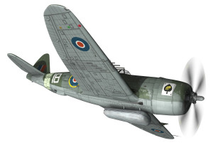 republic p-47d thunderbolt mk i - hd154 3D मॉडल