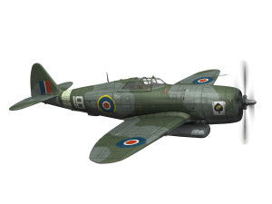 republic p-47d thunderbolt mk i - hd154 3D मॉडल