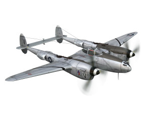 lockheed p-38 lightning - pecks bad girl 3D मॉडल