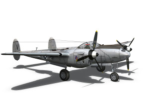lockheed p-38 lightning - pecks bad girl 3D मॉडल