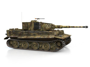 panzer vi - tiger - 007 - late production 3D मॉडल
