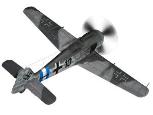 focke wulf - fw190 a8 - black 10 Modelo 3D