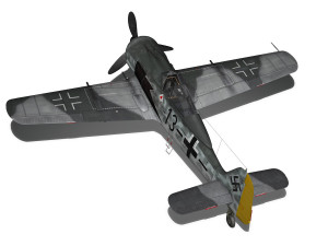 focke wulf - fw190 a8 - black 13 3Dモデル