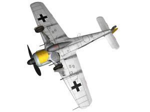 focke wulf - fw190 a8 - black 13 3Dモデル