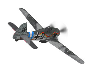 focke wulf - fw190 a8 - black 12 Modelo 3D