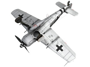 focke wulf - fw190 a-7 - white 20 Model 3D