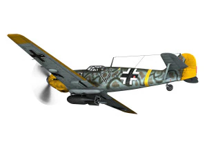 Messerschmitt - bf-109 e - schwarz 5 3D Modell