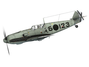 messerschmitt - bf-109 e - 6-123 3D 模型
