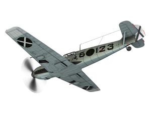 messerschmitt - bf-109 e - 6-123 3D 模型