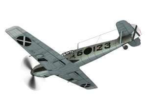 messerschmitt - bf-109 e - 6-123 3D Model