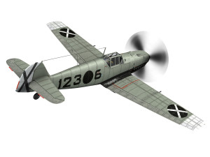 messerschmitt - bf-109 e - 6-123 3D 模型