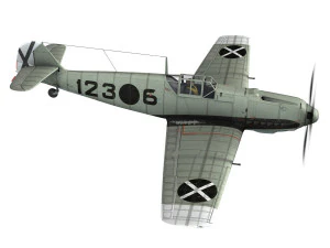 messerschmitt - bf-109 e - 6-123 3D Model