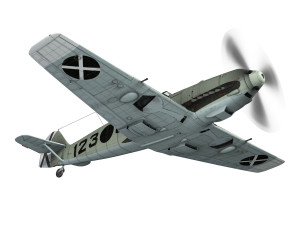 messerschmitt - bf-109 e - 6-123 3D 模型