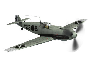 messerschmitt - bf-109 e - 6-123 3D 模型