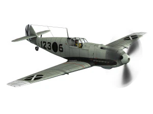 messerschmitt - bf-109 e - 6-123 3D Model