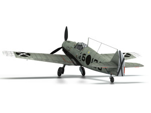 messerschmitt - bf-109 e - 6-123 3D 模型