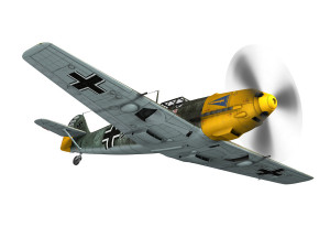 messerschmitt - bf-109 e - jg2 Model 3D