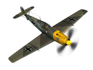messerschmitt - bf-109 e - jg2 3D Model