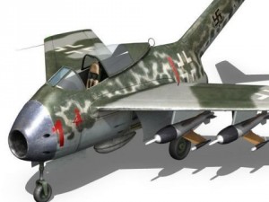 focke wulf ta 183 huckebein 3D Model