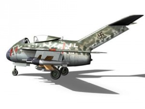 focke wulf ta 183 huckebein 3D Model
