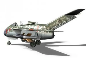 focke wulf ta 183 huckebein 3D Model