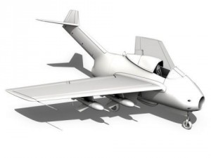 focke wulf ta 183 huckebein 3D Model