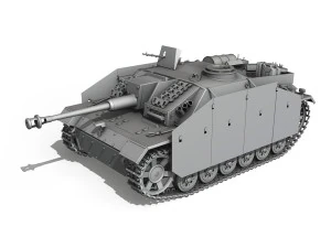 sdkfz 142 stug iii ausf g 3D Model