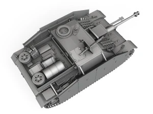 sdkfz 142 stug iii ausf g 3D Model