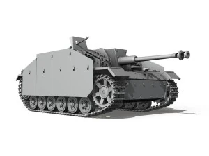 sdkfz 142 stug iii ausf g 3D Model