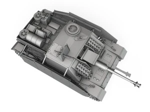 sdkfz 142 stug iii ausf g 3D Model