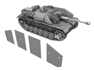 sdkfz 142 stug iii ausf g 3D Model