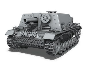 stuig 33b - self-propelled heavy infantry Model 3D