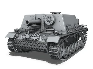 stuig 33b - self-propelled heavy infantry 3D Model