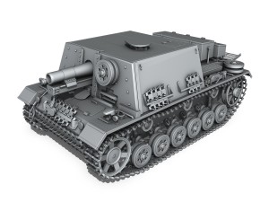 stuig 33b - self-propelled heavy infantry Model 3D