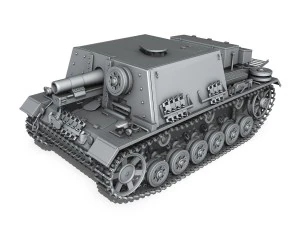 stuig 33b - self-propelled heavy infantry 3D Model
