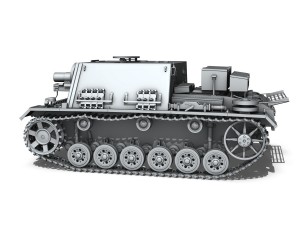 stuig 33b - self-propelled heavy infantry Model 3D