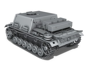 stuig 33b - self-propelled heavy infantry Model 3D