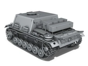 stuig 33b - self-propelled heavy infantry 3D Model