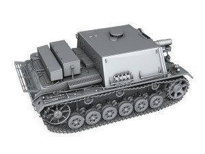 stuig 33b - self-propelled heavy infantry Model 3D