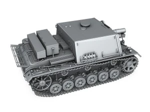 stuig 33b - self-propelled heavy infantry 3D Model