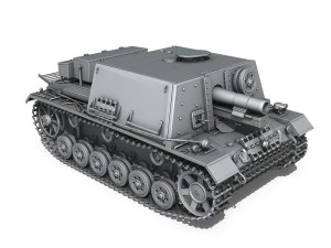 stuig 33b - self-propelled heavy infantry 3D Model