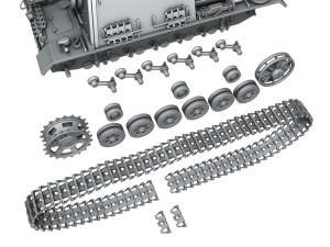 stuig 33b - self-propelled heavy infantry Model 3D