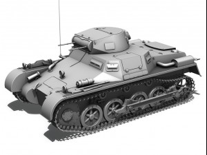 pzkpfw 1 - panzer 1 - ausf a 3Dモデル