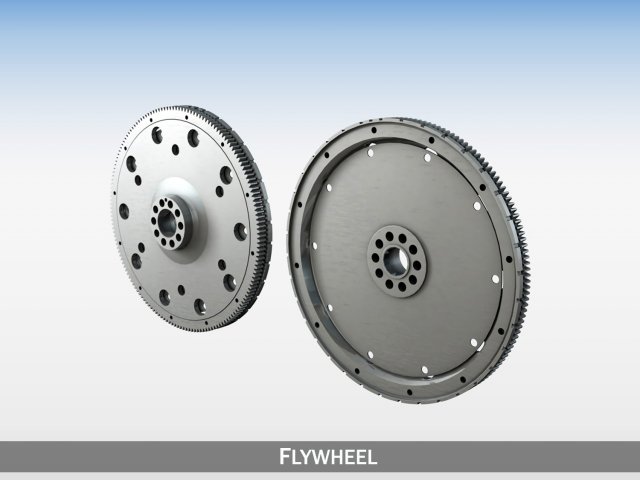 flywheel Modello 3D .c4d .max .obj .3ds .fbx .stl .blend 