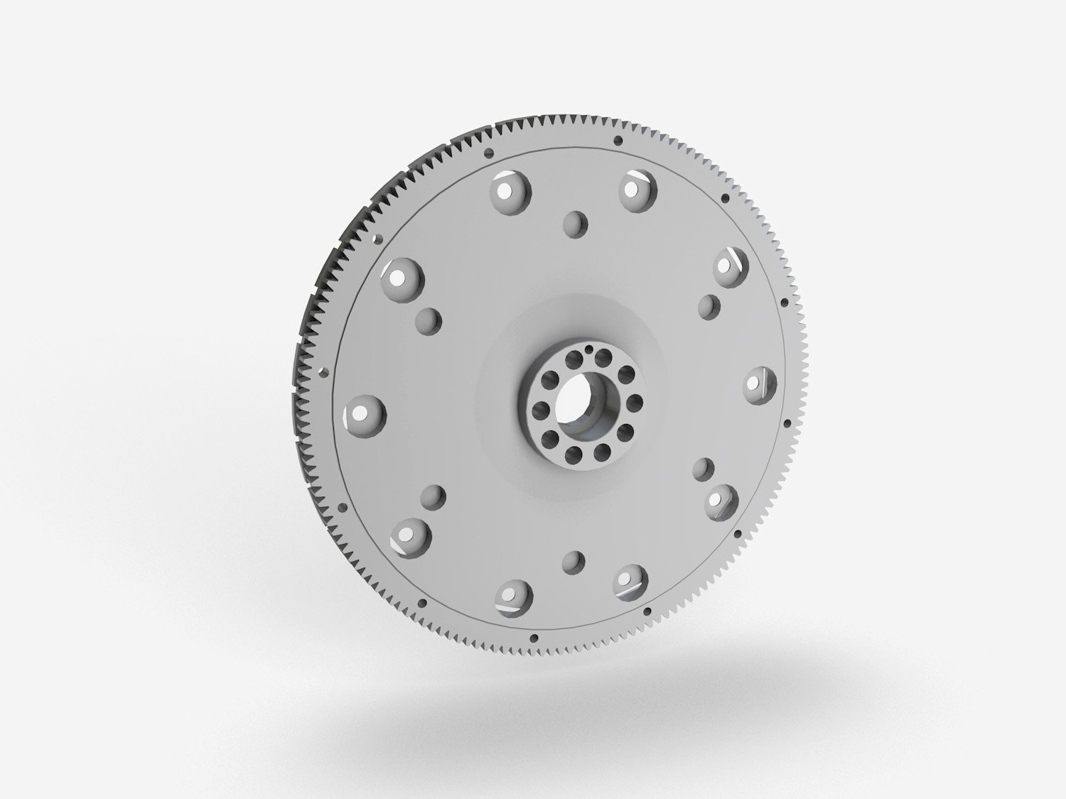 Flywheel Free 3D Model in Parts of auto 3DExport