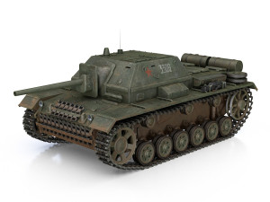 su-76i - soviet assault - 3302 3D Model