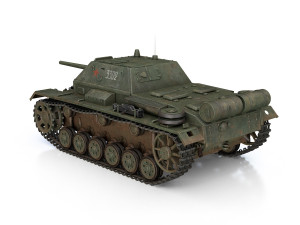su-76i - soviet assault - 3302 3D Model